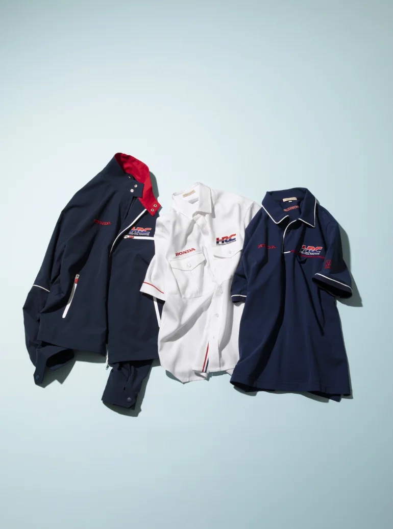 ネイビー、ホワイトの作業服・ユニフォームの写真